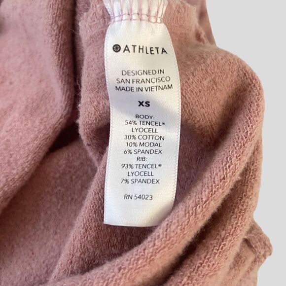 Athleta Balance Pullover in Victorian Pink Size XS - Picture 9 of 11